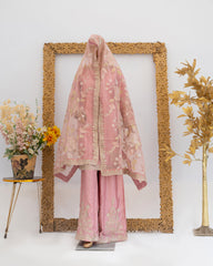 Saira Sultana Stitched Wedding Formals Suit-Haya-T Pink