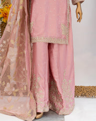 Saira Sultana Stitched Wedding Formals Suit-Haya-T Pink