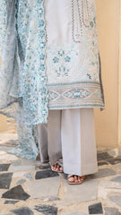 Dressline Launching New Unstitched  3 Pcs Premium Emb ChikankariJacquard Lawn Collection