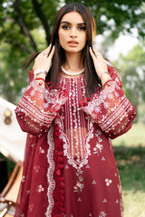 Sardinia Unstitched 3 Piece Luxury Lawn Collection-ROSABEL