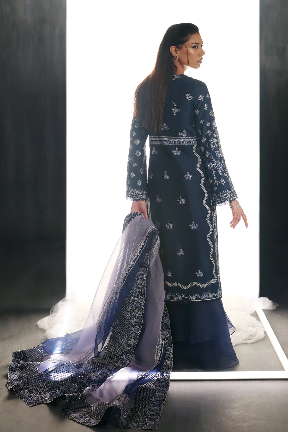 Silk Pret A Porter By Nyra Unstitched 3 Piece Festive Collection'2025-Esra