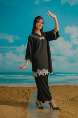 Dhaga Stitched Solid 2 Piece Emb Suit-Reverie