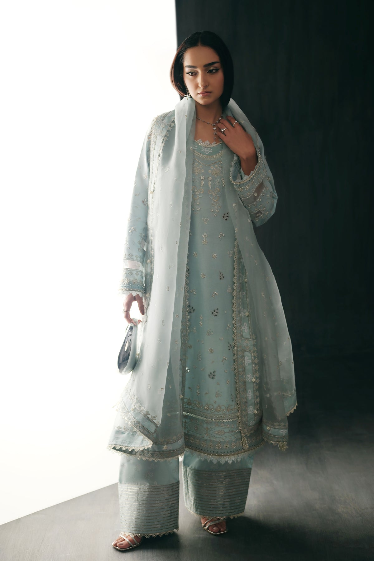 Silk Pret A Porter By Nyra Unstitched 3 Piece Festive Collection'2025-Avisa