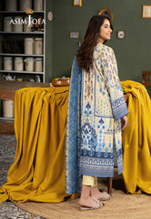 Asim Jofa Outfit Of The Day Ajod-26 Printed Swiss Lawn 3 Pcs