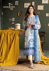 Asim Jofa Outfit Of The Day Ajod-26 Printed Swiss Lawn 3 Pcs