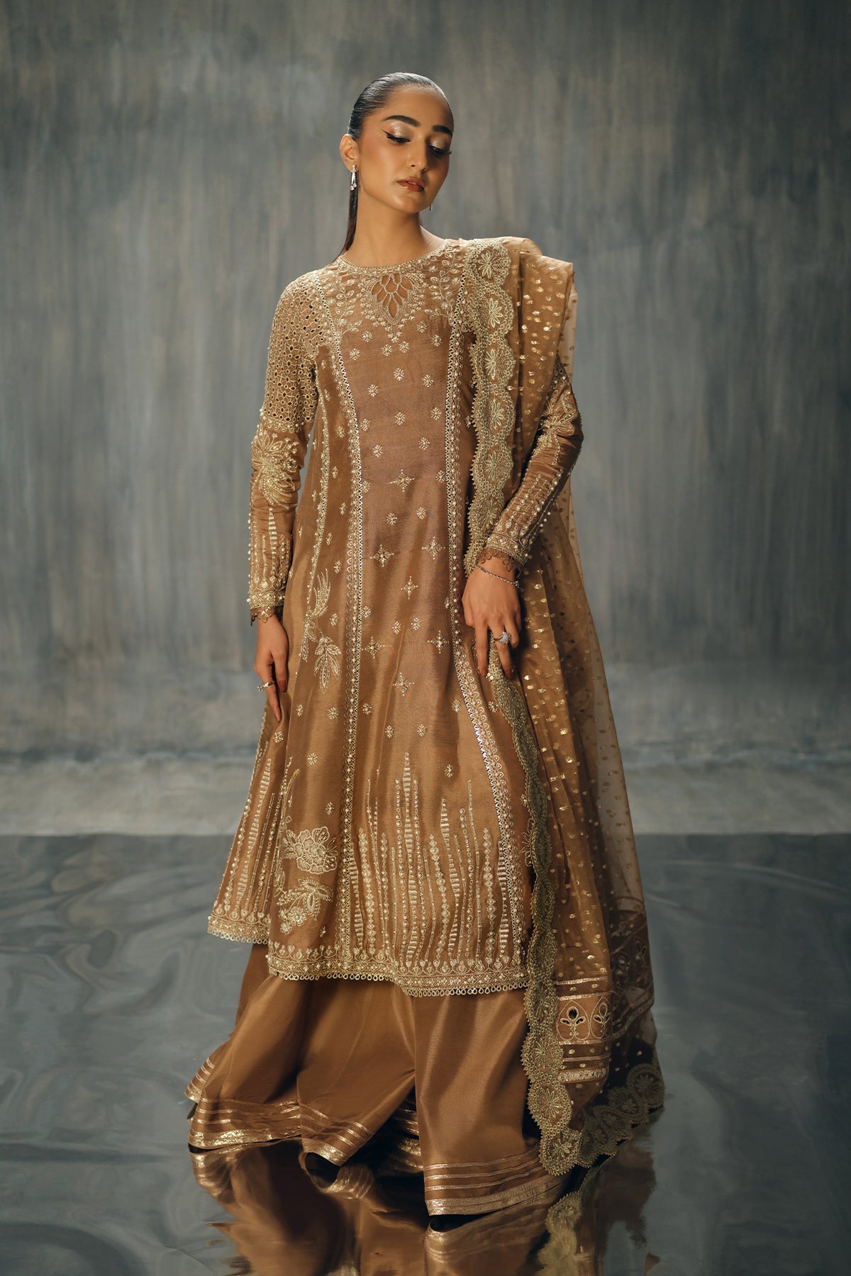 Silk Pret A Porter By Nyra Unstitched 3 Piece Festive Collection'2025-Coco