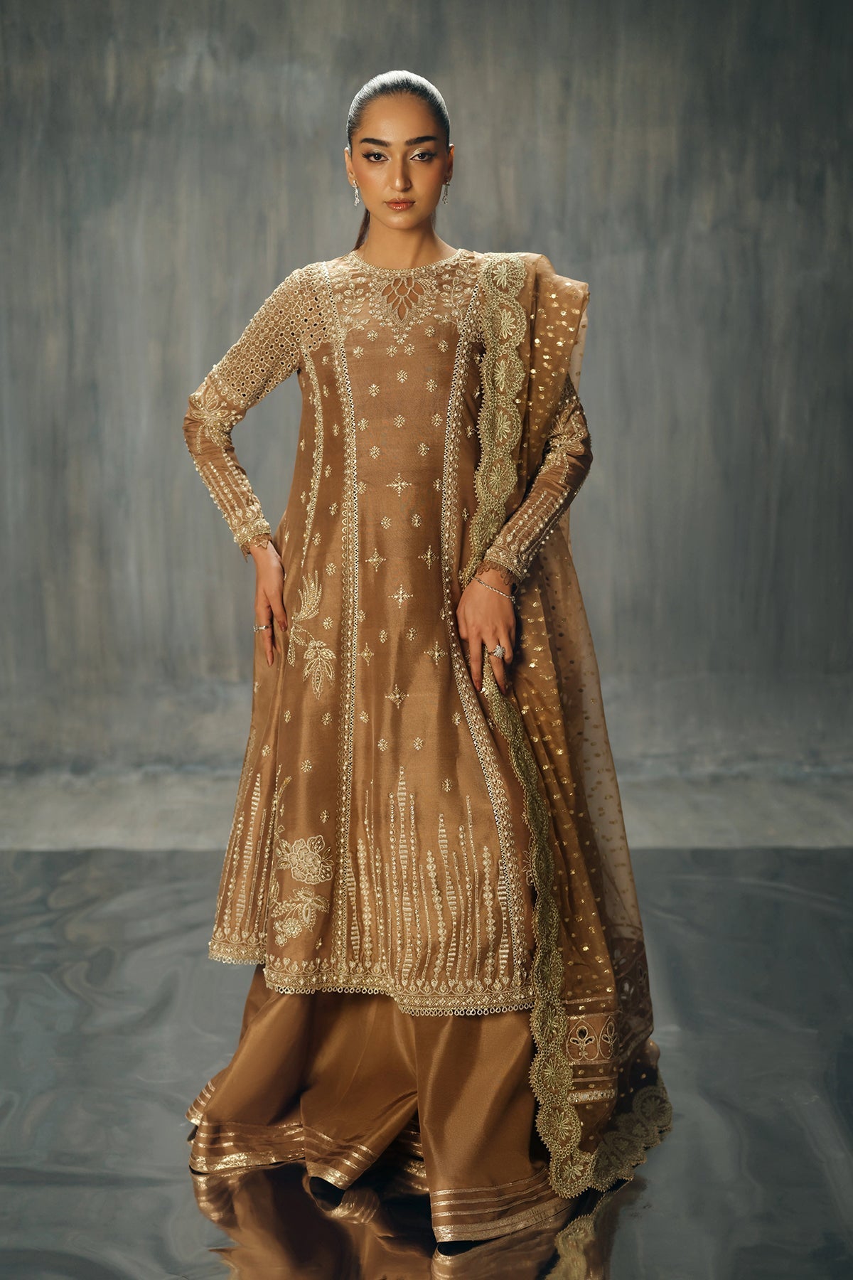 Silk Pret A Porter By Nyra Unstitched 3 Piece Festive Collection'2025-Coco