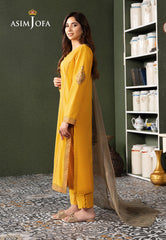 Asim Jofa Outfit Of The Day Ajod-31 Embroidered Cambric 3 Pcs