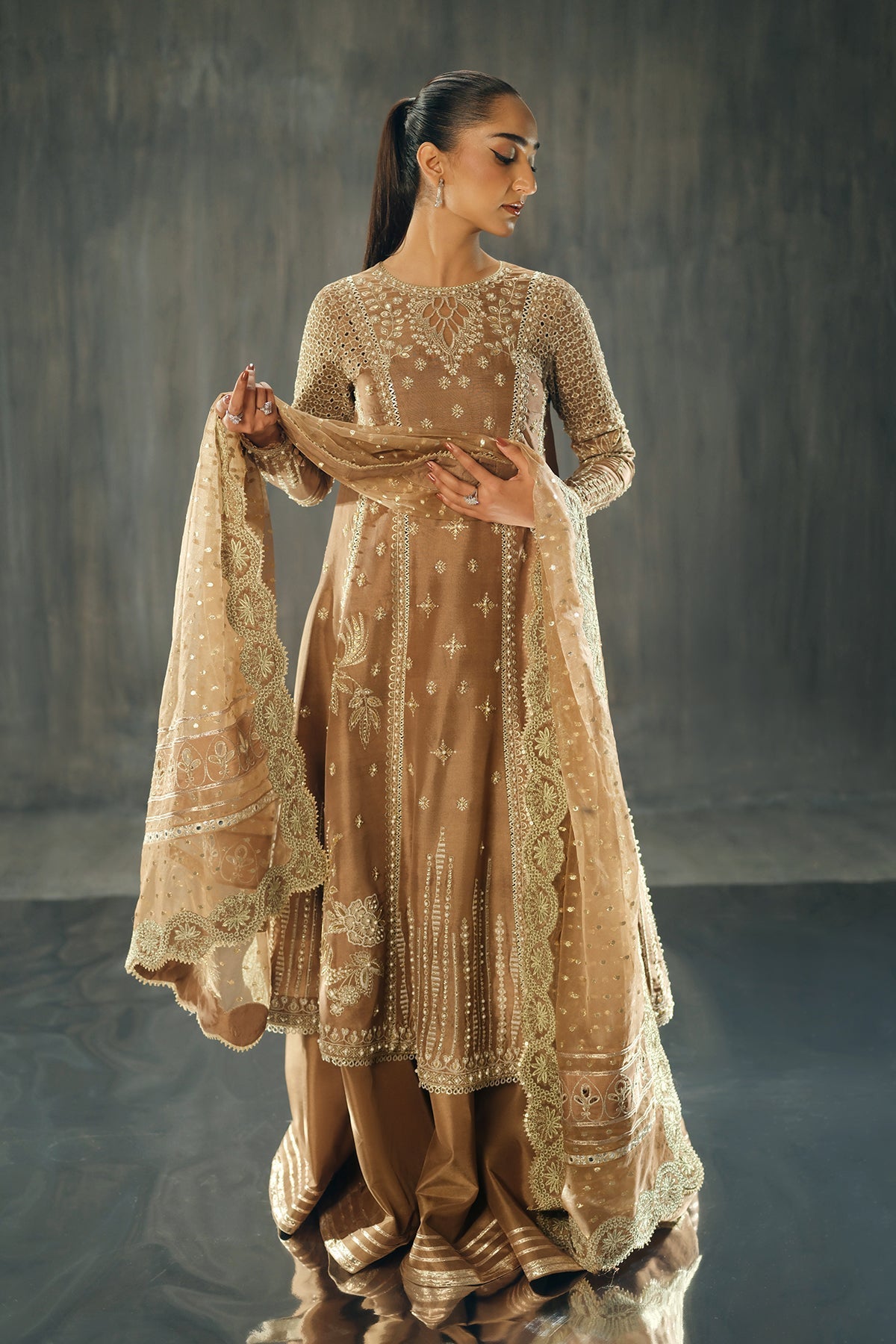 Silk Pret A Porter By Nyra Unstitched 3 Piece Festive Collection'2025-Coco