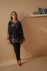 Dhaga Stitched Solid 2 Piece Emb Suit-Keirra