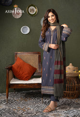 Asim Jofa Outfit Of The Day Ajod-32 Embroidered Cambric 3 Pcs