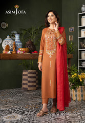 Asim Jofa Outfit Of The Day Ajod-27 Embroidered Cambric 3 Pcs