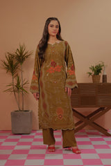 Dhaga Stitched Solid 2 Piece Emb Suit-Megan