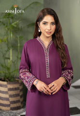 Asim Jofa Outfit Of The Day Ajod-12 Embroidered Swiss Lawn 1 Pc
