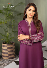 Asim Jofa Outfit Of The Day Ajod-12 Embroidered Swiss Lawn 1 Pc