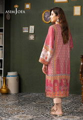 Asim Jofa Outfit Of The Day Ajod-06 Printed Lawn Silk 1 Pc