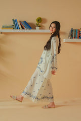 Dhaga Stitched Solid 2 Piece Emb Suit-Clockit