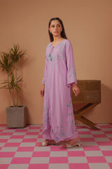 Dhaga Stitched 2 Piece Co-ords Set-Ethreal Lilac