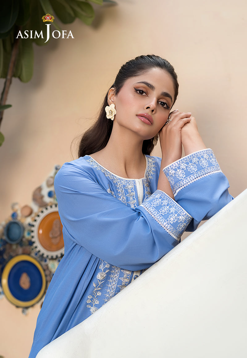 Asim Jofa Essential Pret Drop 6 Ajpb-89 Embroidered Cambric 1 Pc