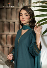 Asim Jofa Essential Pret Drop 6 Ajpb-97 Embroidered Raw Silk 3 Pcs