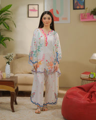 Dhaga Stitched 2 Piece Co-ords Set-Candy Colada