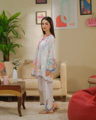 Dhaga Stitched 2 Piece Co-ords Set-Candy Colada
