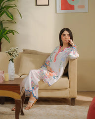 Dhaga Stitched 2 Piece Co-ords Set-Candy Colada
