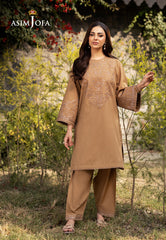 Asim Jofa Essential Pret Drop 6 Ajpb-104 Embroidered Jacquard 2 Pcs