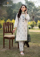 Asim Jofa Essential Pret Drop 6 Ajpb-63 Printed Cambric  3 Pcs