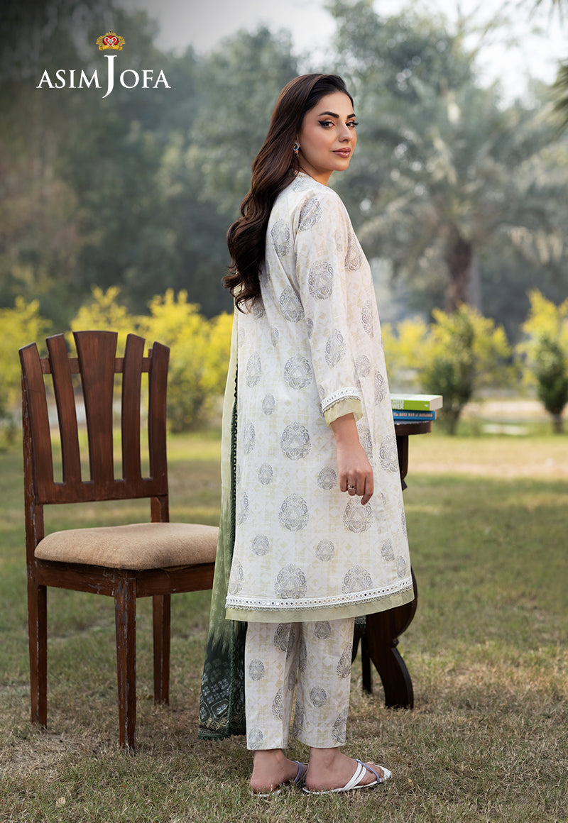 Asim Jofa Essential Pret Drop 6 Ajpb-63 Printed Cambric  3 Pcs