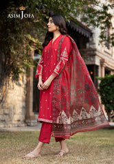 Asim Jofa Essential Pret Drop 6 Ajpb-98 Embroidered Raw Silk 3 Pcs