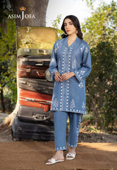 Asim Jofa Essential Pret Drop 6 Ajpb-117 Embroidered Cambric 2 Pcs