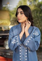 Asim Jofa Essential Pret Drop 6 Ajpb-117 Embroidered Cambric 2 Pcs