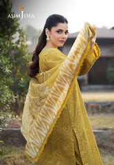 Asim Jofa Essential Pret Drop 6 Ajpb-91 Printed Embroidered Cambric  3 Pcs