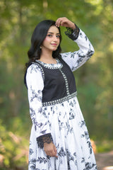 Urban Cut-Embroidered Overlay Vest-C0282