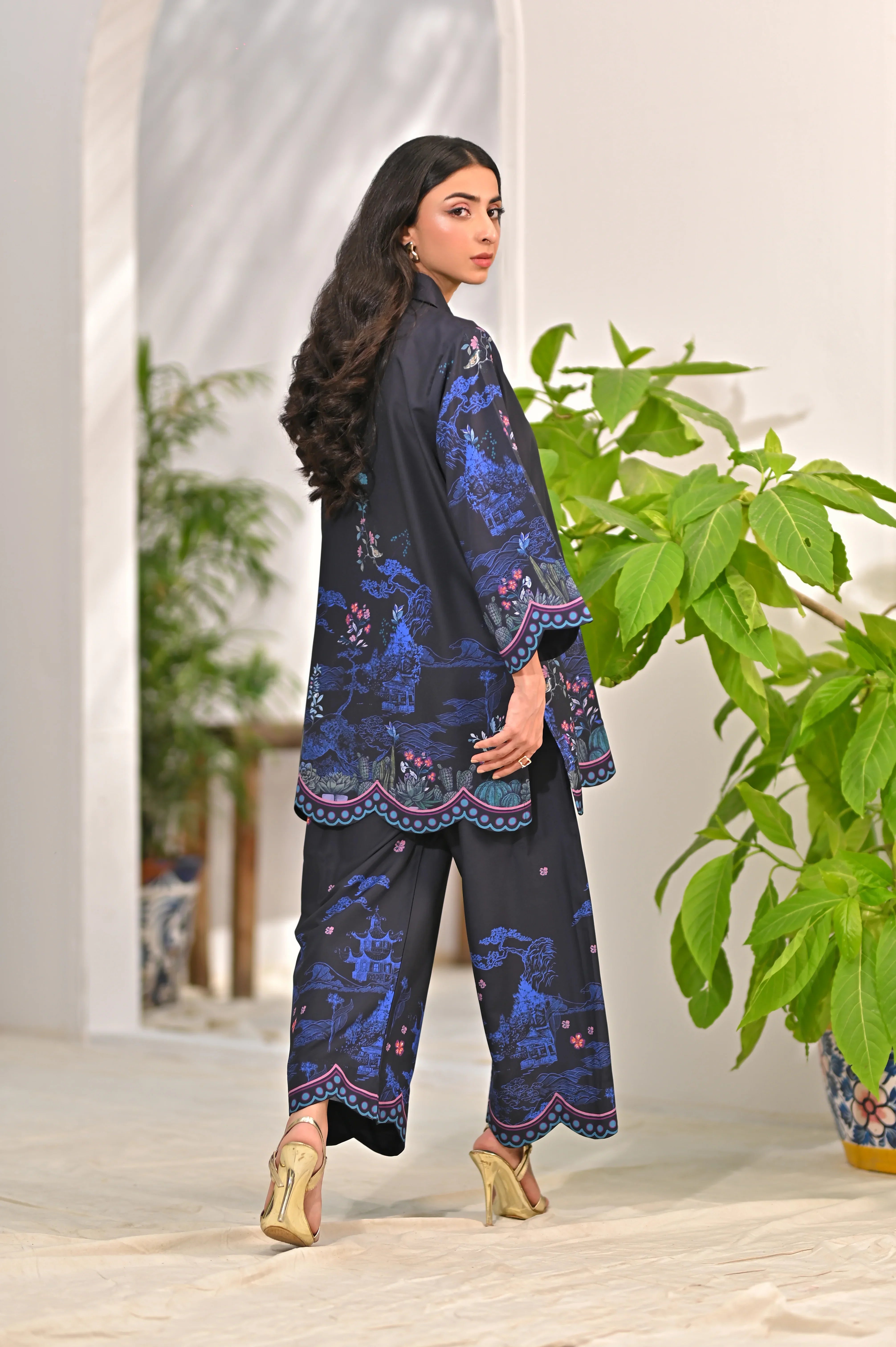 Dhaga Stitched 2 Piece Poly Cambric Collection'2025-Erika
