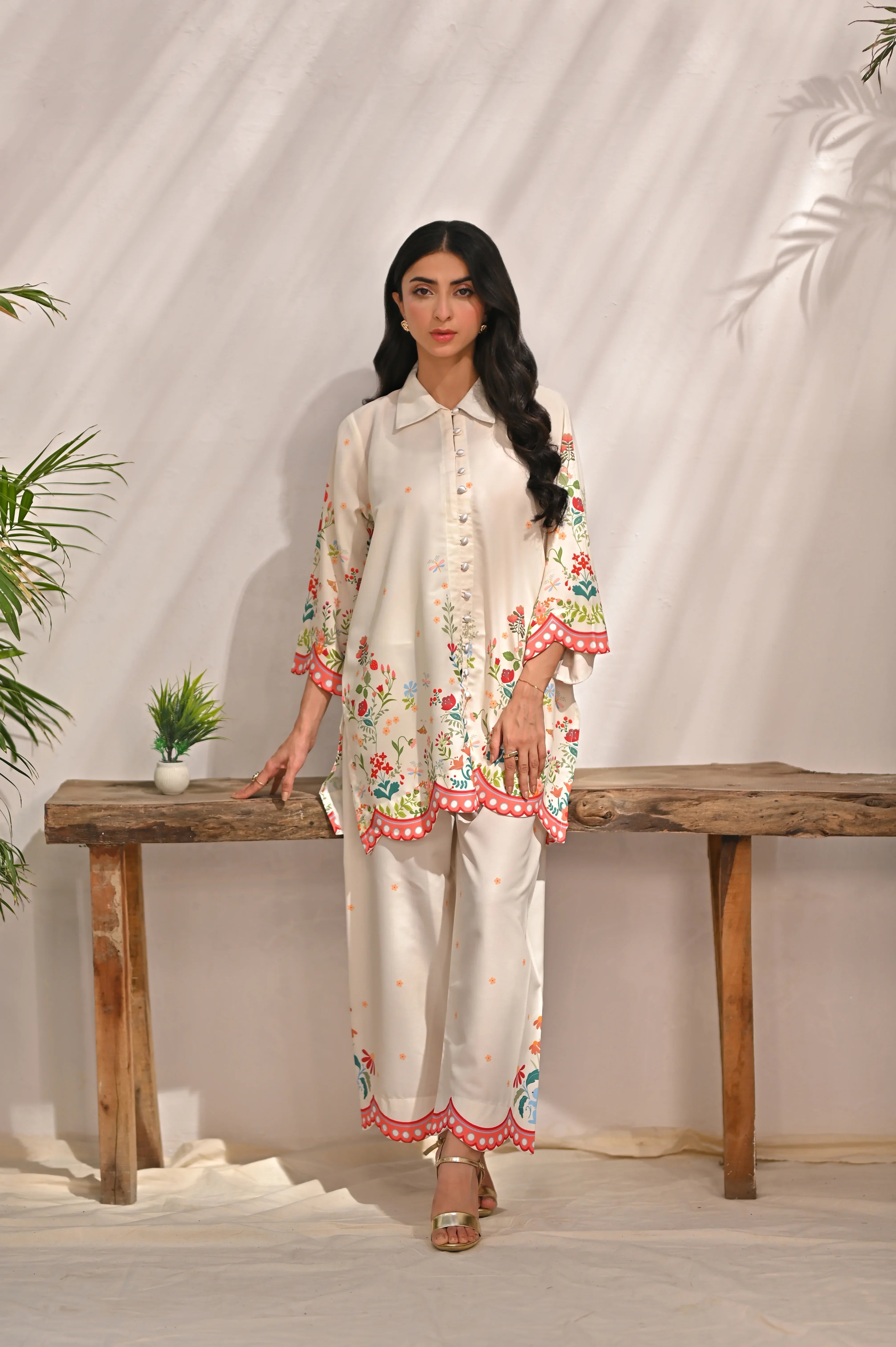 Dhaga Stitched 2 Piece Poly Cambric Collection'2025-Elara