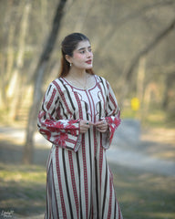 Urban Cut Stitched Co Ords Emb Cotton Eid Edit-C0255