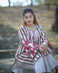 Urban Cut Stitched Co Ords Emb Cotton Eid Edit-C0255