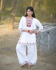 Urban Cut Stitched Co Ords Emb Cotton Eid Edit-C0256