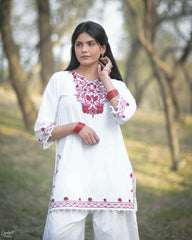 Urban Cut Stitched Co Ords Emb Cotton Eid Edit-C0256