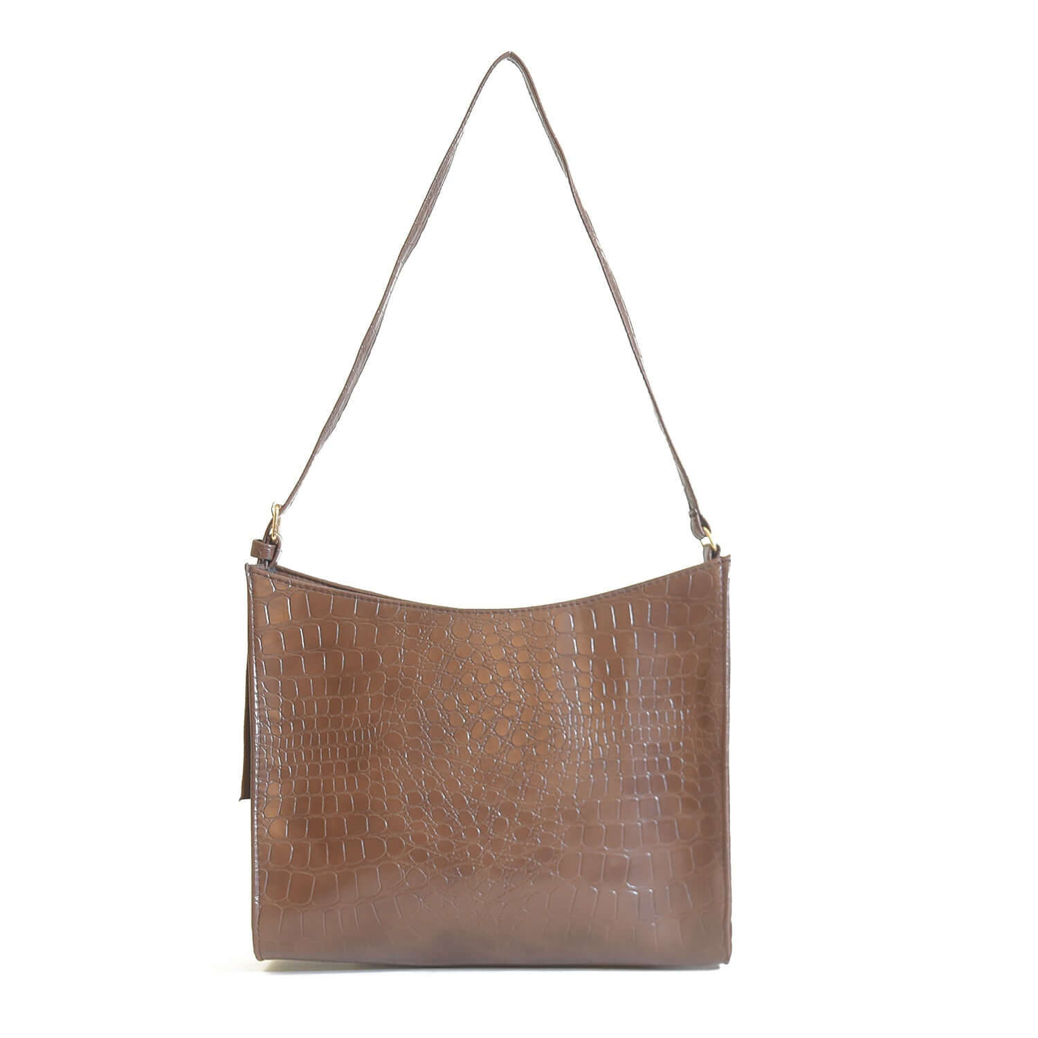 Half Moon Crocodile Brown - Bag X