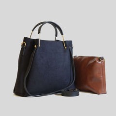 GEORGIA SUEDE BLACK - Bag X