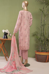Dastan By HZ Unstitched 3 Piece Emb Slub Lawn Vol-03 Suit-DSE-01