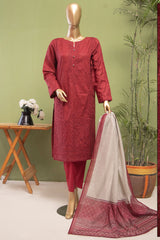 Dastan By HZ Unstitched 3 Piece Emb Slub Lawn Vol-03 Suit-DSE-02