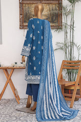 Dastan By HZ Unstitched 3 Piece Emb Slub Lawn Vol-03 Suit-DSE-05