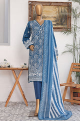 Dastan By HZ Unstitched 3 Piece Emb Slub Lawn Vol-03 Suit-DSE-05