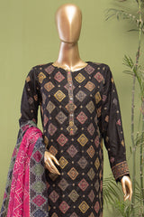 Dastan By HZ Unstitched 3 Piece Emb Slub Lawn Vol-03 Suit-DSE-09