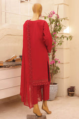 Dastan By HZ Unstitched 3 Piece Emb Slub Lawn Suit-DSE-S-03