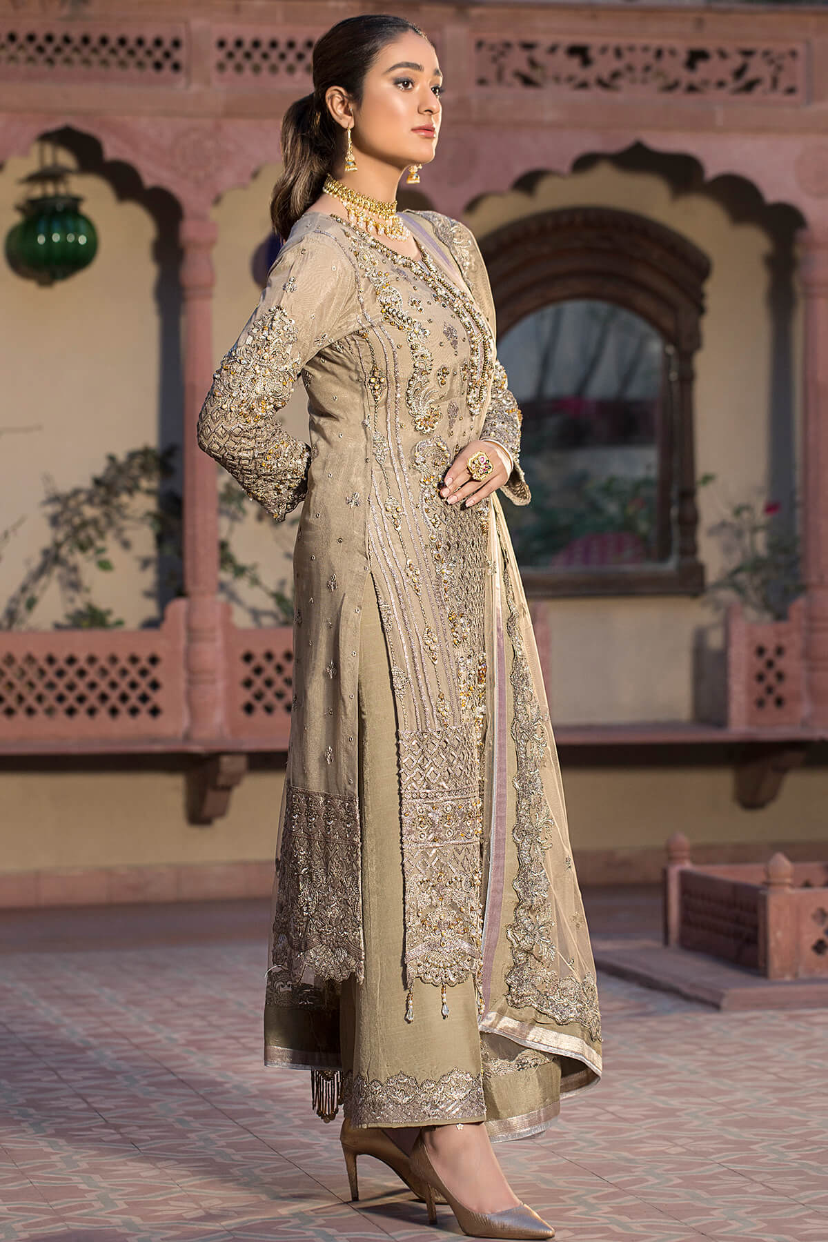 Imrozia Serene Stitched 3 Piece Bridal Formals Collection'2025-D-073 Amber